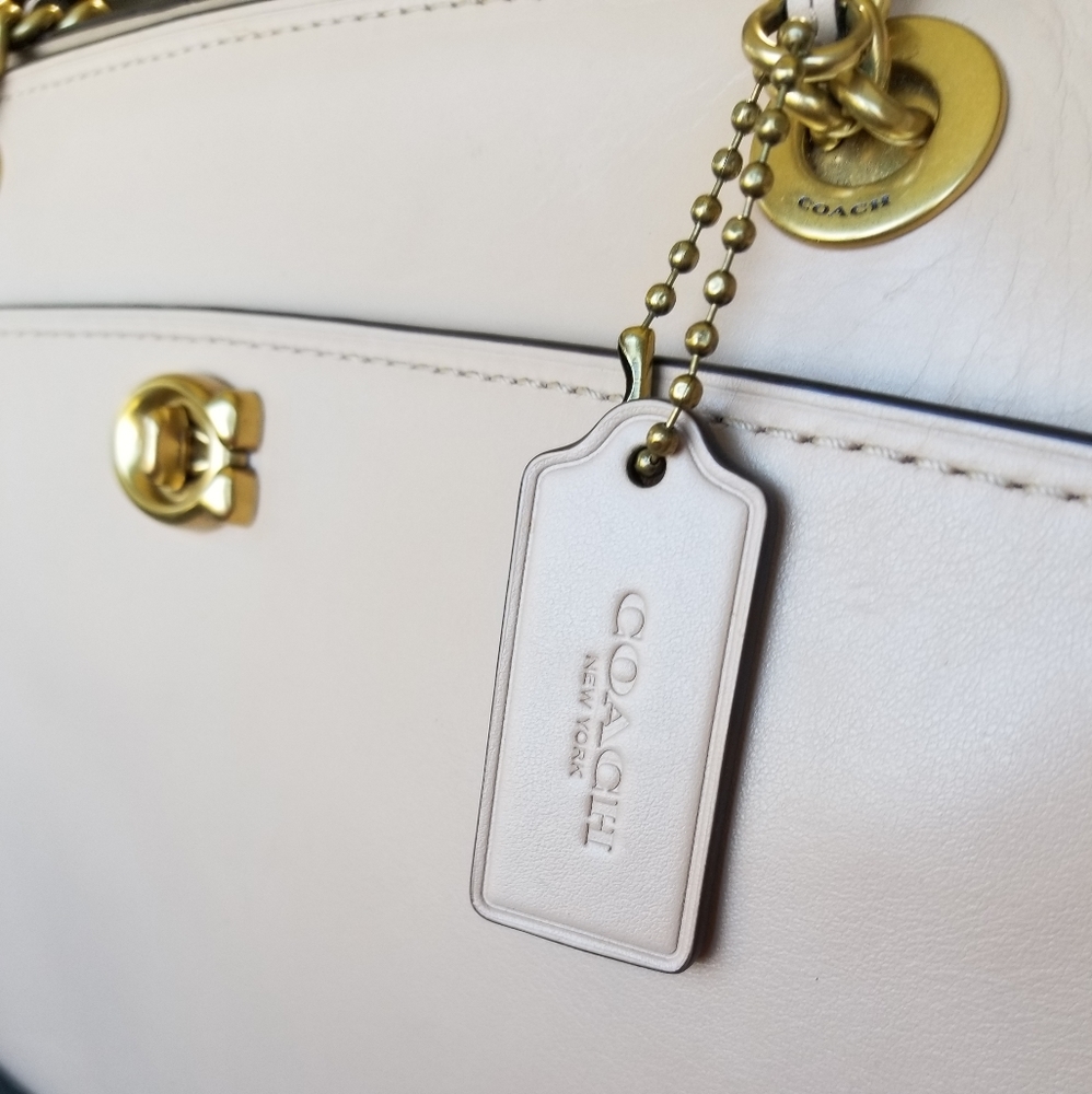 Big tan leather COACH Bag ❤SALE❤ - Picture 15 of 16
